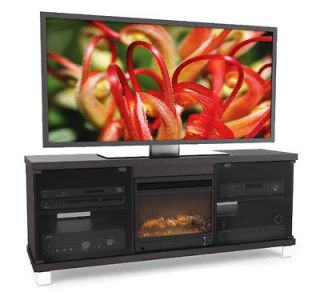  Heater TV Media Console Home Wood Entertainment Stand Center