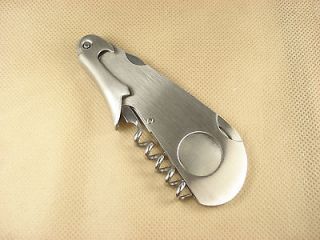 Unique Stainless Steel Cigar Cutters Wine bottle opener Blade 3in1 