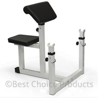 Preacher Curl Weight Bench Seated Preacher Isolated Curl Dumbbell 