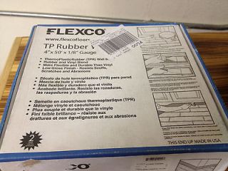 FLEXCO TP Rubber Wall Base Baseboard 4 x 50 x 1/8 Blue Shadow