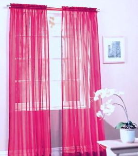 hot pink curtains in Curtains, Drapes & Valances