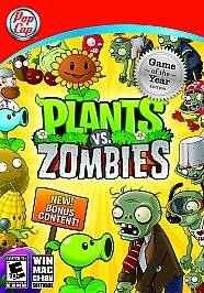 PLANTS VS. ZOMBIES   GAME OF THE YEAR ED (PC/MAC GAME) 2000/XP/VISTA 