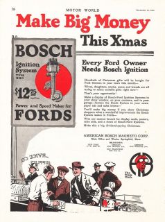 1923 American Bosch Magneto Ad: Ignition System Type 600 for Ford 
