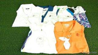   Womens Greg Norman Essentials Sleeveless Golf Casual Polo Shirts i