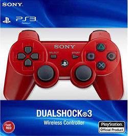 Sony   DualShock 3 Wireless Controller for PlayStation 3 (RED) 100% 