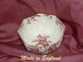 Wood & Sons Dinnerware~ Colonial Rose Bowl by Burslem England~New
