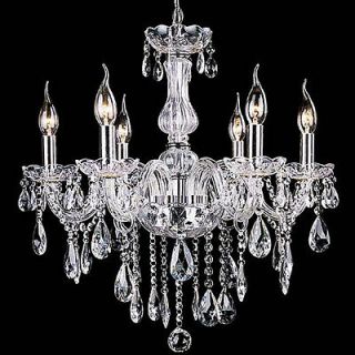 All Authentic Crystal Chandelier Chandeliers HT.60xWD.55 6 Arm Light 