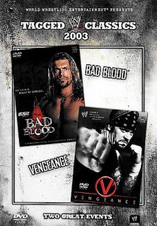 WWE Tagged Classics 2003   Bad Blood Vengeance DVD, 2008, 2 Disc Set 