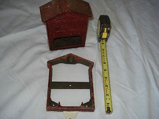 1888 Gamewell Auxiliary Fire Alarm Box BACKPLATE only cast iron