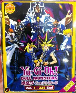 Yu Gi Oh! Duel Monsters 1 224End + Movie (Pyramid Of Light) 9DVD 