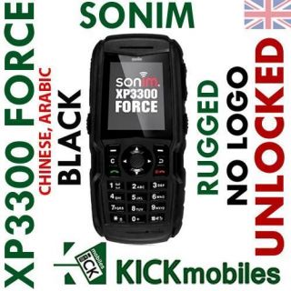 NEW SONIM XP3300 FORCE BLACK RUGGED UNLOCKED IP68 GSM