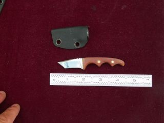 DCK 581D CUSTOM HANDMADE DAMASCUS STEEL TANTO HUNTING KNIFE/ 10 INCH 