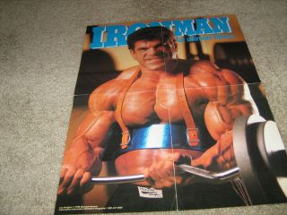IronMan Lou Ferrigno/ Porter Cottrell Bodybuilding Muscle Poster Color