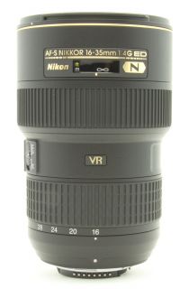 Nikon Zoom Nikkor 16 35mm F 4.0 AF S VR G ED Lens