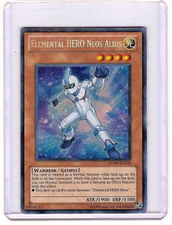 Yu Gi Oh SECRET RARE HOLO CARD ELEMENTAL HERO NEOS ALIUS RYMP EN010