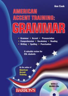 American Accent Training Grammar with Audio CDs by Ann Cook 2009 