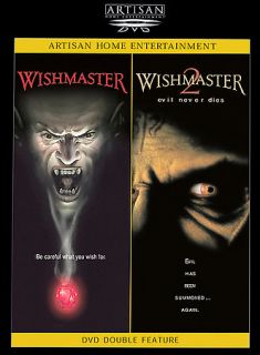 Wishmaster Wishmaster 2 DVD, 2001, 2 Disc Set, Sensormatic Security 