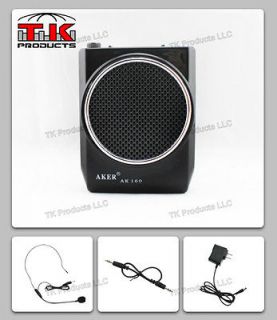   Voice Amplifier 12watt Aker MR160 , LCD, FM Radio, Record Voice