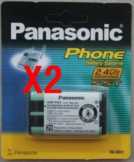 2pcs Panasonic HHR P104 Phone Battery HHRP104 Type 29