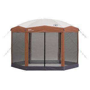 Brand New Coleman 12x10 Hex Instant Screened Shelter Gazebo 2 Day Ship
