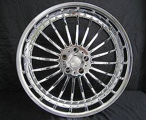 19 ALT 334 chrome staggered wheels and tires package