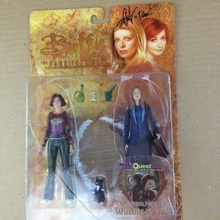 BUFFY the Vampire Slayer Willow & Tara SIGNED exclusive rare toy NIB 