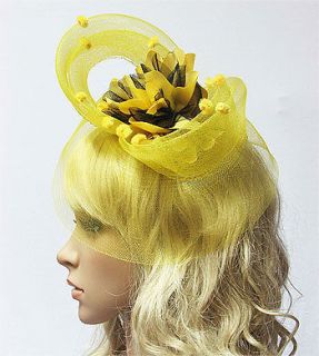Fascinator Hat Butterfly Design Party Hair Clip Headband For Wedding 