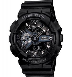 Casio G Shock GA110 1B Analog Digital Mens Black Military XL Watch