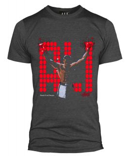 OFFICIAL MUHAMMAD ALI CHAMPION BOXING CASSIUS CLAY T SHIRT GYM TOP 