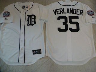 MAJESTIC Detroit Tigers 2012 WORLD SERIES JUSTIN VERLANDER Baseball 