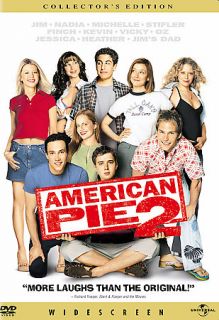 American Pie 2 DVD, 2002, R Rated Version Widescreen Collectors 
