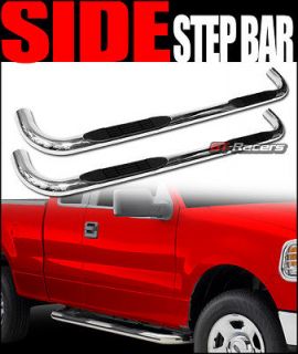 304 STAINLESS STEEL SIDE STEP NERF BARS running boards 03 12 CHEVY 