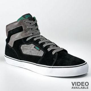 Vans Judge High Top Skateboard Shoes BLACK GREEN size 13