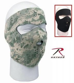 New Reversible Army Digital/Black Neoprene Face Mask   Hunters/Motorc 