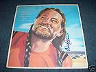 Willie Nelson Authentic Signed Framed Record Vinyl Lp Country Music 