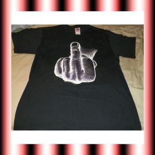 mans black finger t shirt novelty funny joke adult type on sale now