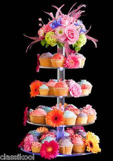 TIER MAYPOLE PILLAR WEDDING CUP CAKE TOWER CAKE STAND