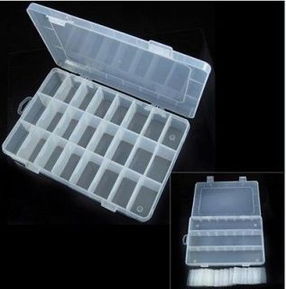 NEW Plastic Dismountable Storage Case Tool Box With 24 Grid