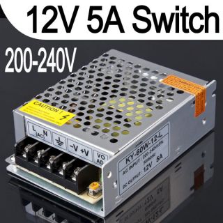 DC 12V 5A 60W Switching Switch Power Supply Driver for LED Strip light 