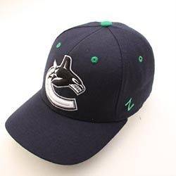   canucks hat cap NHL ZEPHYR zhat powerplay fitted DH WHALE C