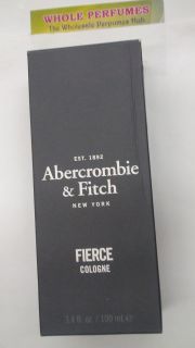 Abercrombie & Fitch Fierce Men Cologne 3.4 oz 100ml ,Brand New In box 
