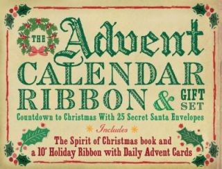 The Advent Calendar Ribbon and Gift Set Countdown to Christmas with 25 