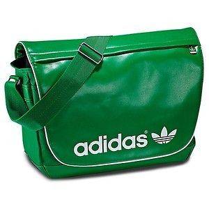 New ADIDAS Originals AC Messenger Bag school laptop GREEN