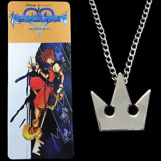 NEW! KINGDOM HEARTS I/II 1/2 Sora Keyblade Necklace Pendant Cosplay 