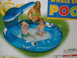 Intex The Wet Set WHALE SPRAY POOL! Kids Swimming Pool! NEW IN BOX!