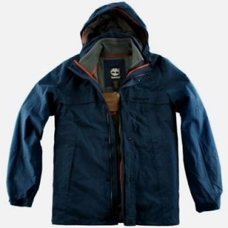 TIMBERLAND Drake 3 in 1 Jacket Fleece Coat BLUE Mens XX  LARGE #U5071 