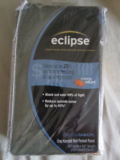 Eclipse ONE Kendall Blackout Window Panel 42inch x 84 inch Artichoke