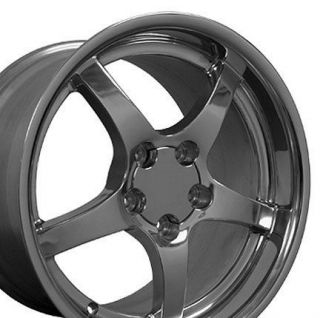 18  17 Polished wheels rims fit Corvette C4 C5 ZR1 Z06
