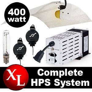   HPS Grow Light Kit Hydroponics Lamp Set 400w W Indoor Growing System