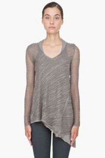 NEW 2012 Helmut Lang Grey Knit Errant Sweater $350 